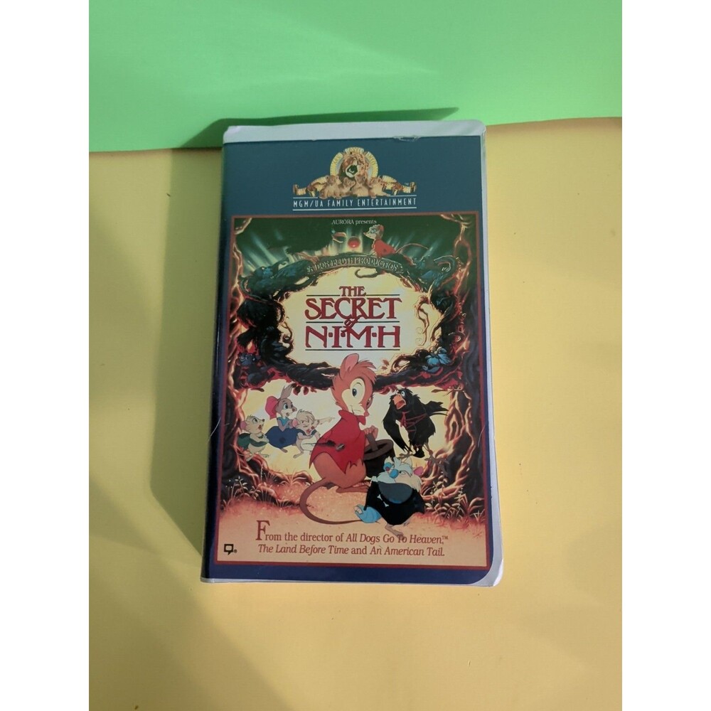 The Secret of NIMH (VHS, 1998) MGM Family Entertainment Clamshell Case Don Bluth